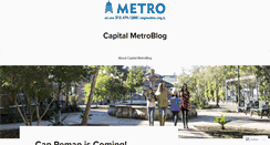 Desktop Screenshot of capmetroblog.com